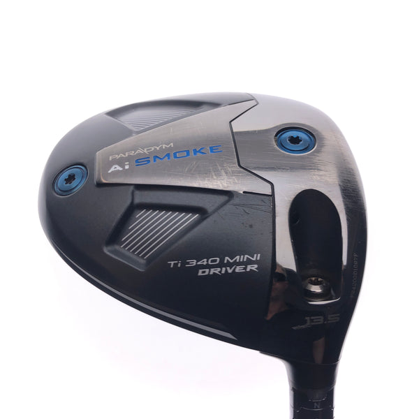 Used Callaway Paradym Ai Smoke Ti 340 Mini Driver / 13.5 Degrees / Regular Flex