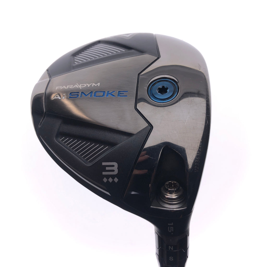 Used Callaway Paradym Ai Smoke Triple Diamond 3 F'W/ 15 Deg / Stiff Flex