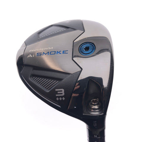 Used Callaway Paradym Ai Smoke Triple Diamond 3 F'W / 15 Deg / X-Stiff Flex