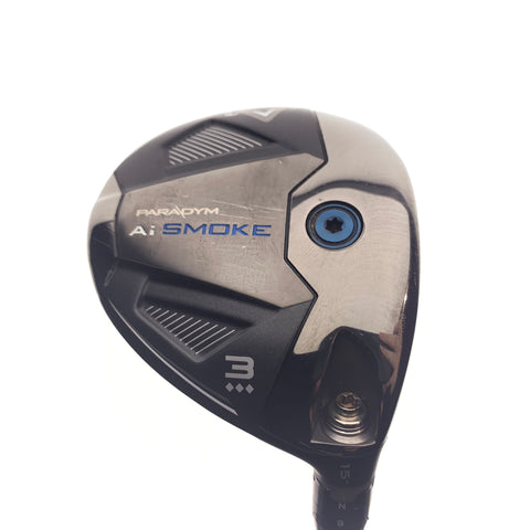 Used Callaway Paradym Ai Smoke Triple Diamond 3 FW/ 15.0 Degrees / Stiff Flex