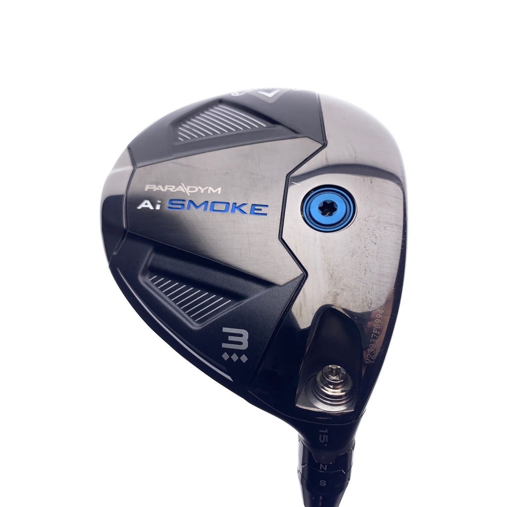 Used Callaway Paradym Ai Smoke Triple Diamond 3 FW/ 15.0 Degrees / X-Stiff Flex