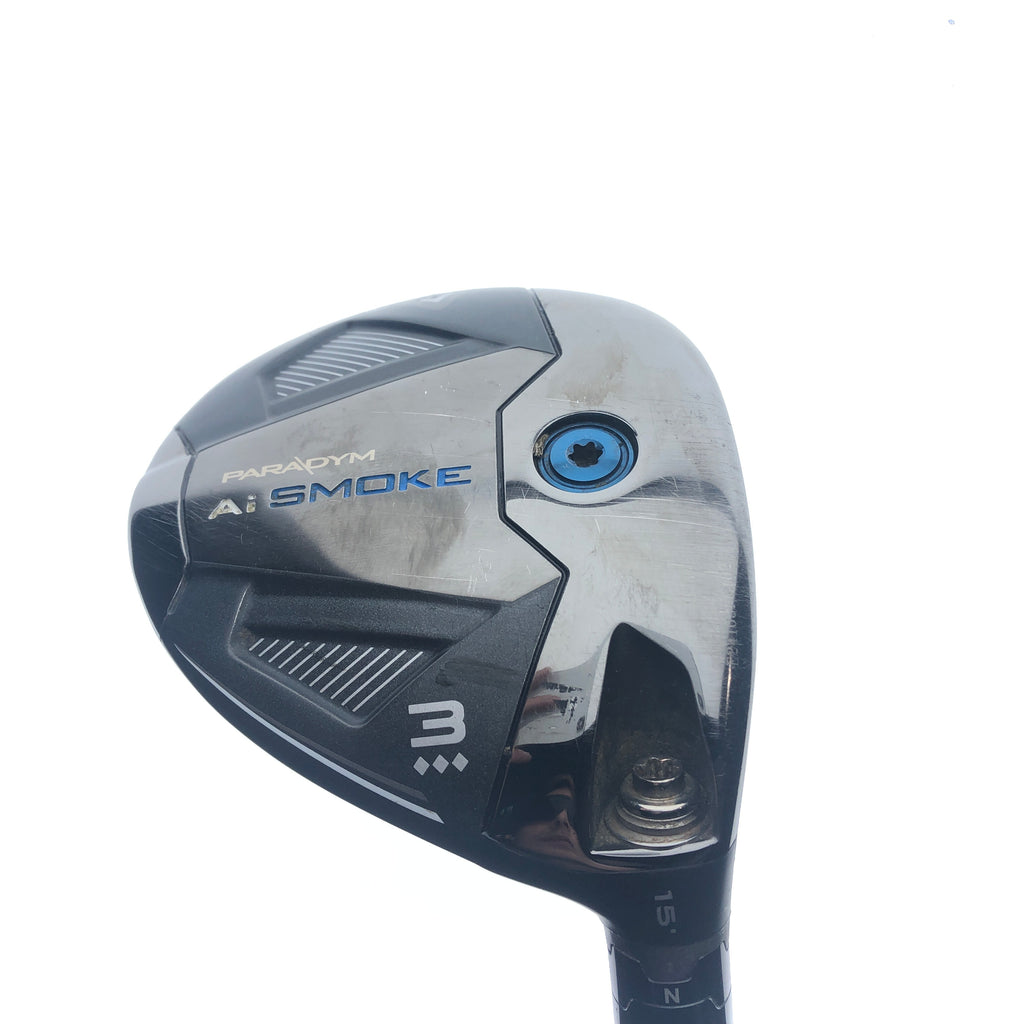Used Callaway Paradym Ai Smoke Triple Diamond 3 FW/15.0 Deg/Stiff Flex
