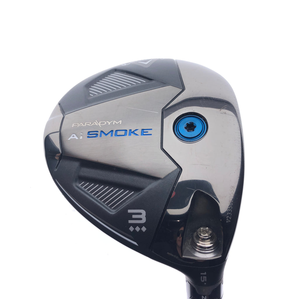 Used Callaway Paradym Ai Smoke Triple Diamond 3 Fairway Wood / 15 Degrees / Sti