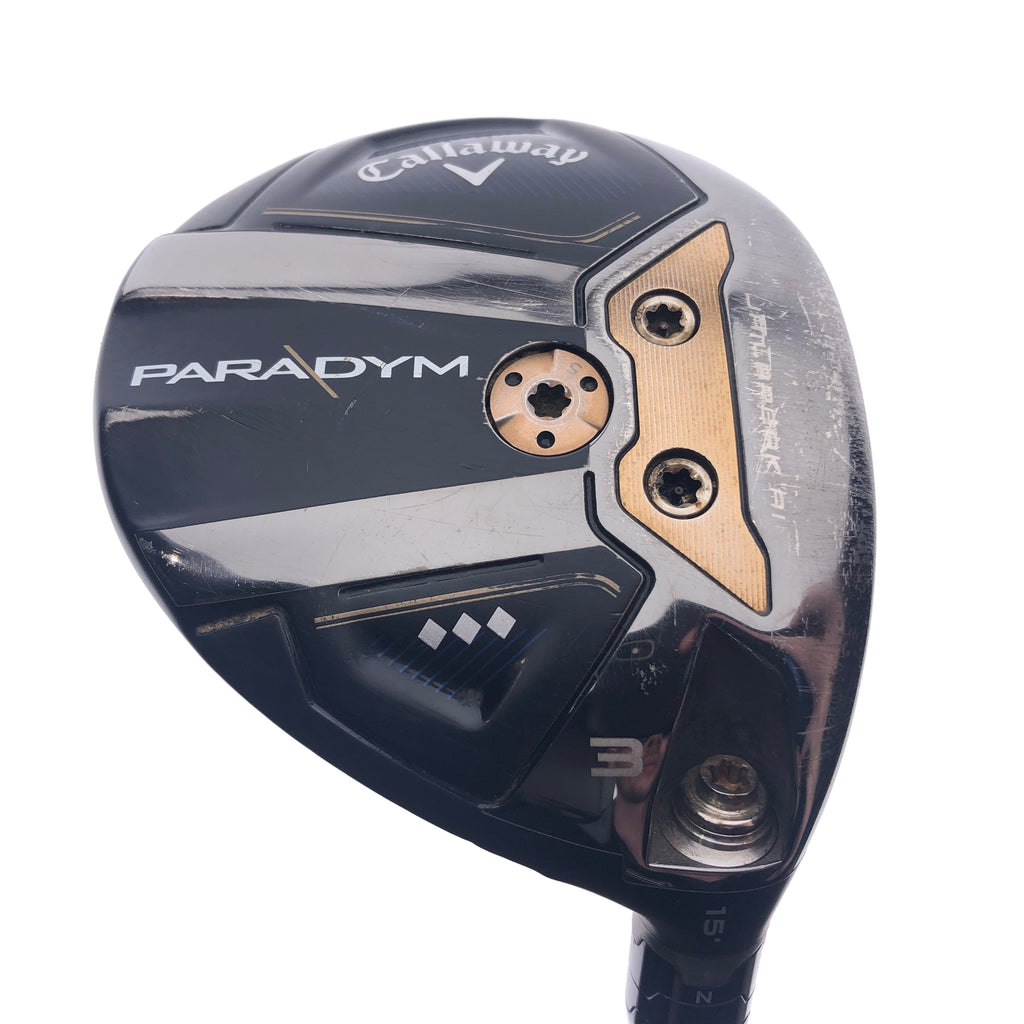 Used Callaway Paradym Ai Smoke Triple Diamond 3 Fairway Wood /15 Degrees/ Stiff