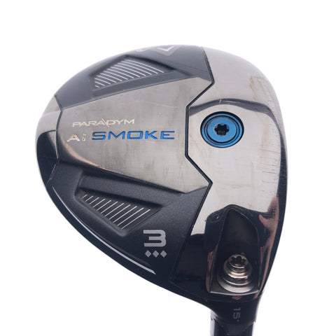 Used Callaway Paradym Ai Smoke Triple Diamond 3 Fairway Wood / 15 Degrees / X-S