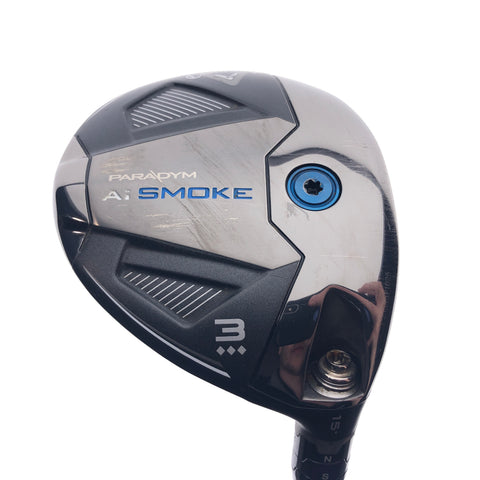 Used Callaway Paradym Ai Smoke Triple Diamond 3 Fairway Wood / 15 Degrees / X-S