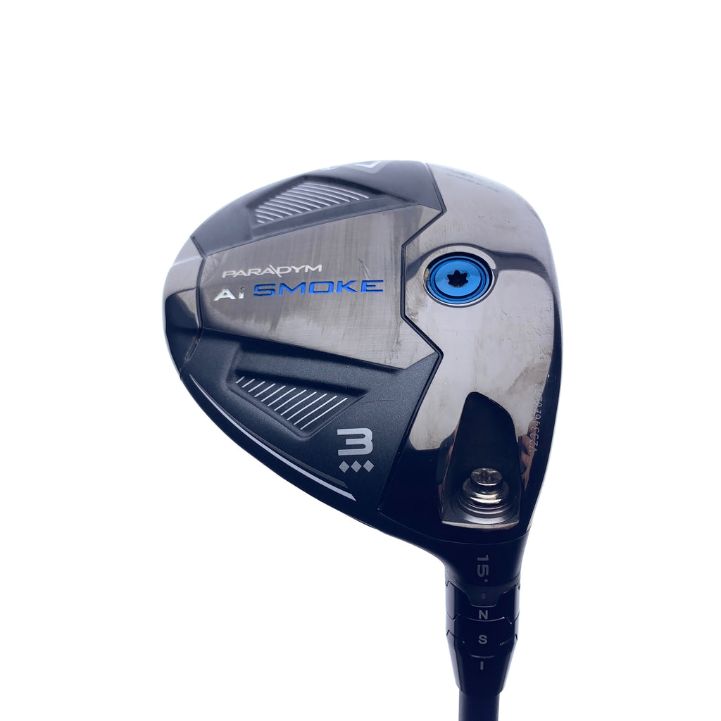 Used Callaway Paradym Ai Smoke Triple Diamond 3 Fairway Wood / 15.0 Deg / Stiff
