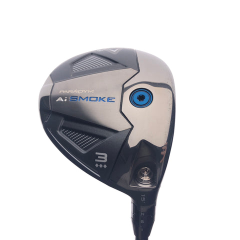 Used Callaway Paradym Ai Smoke Triple Diamond 3 Wood / 15 Degrees / Stiff Flex