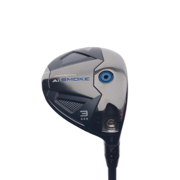 Used Callaway Paradym Ai Smoke Triple Diamond 3 Wood / 15 Degrees / X-Stiff Flex
