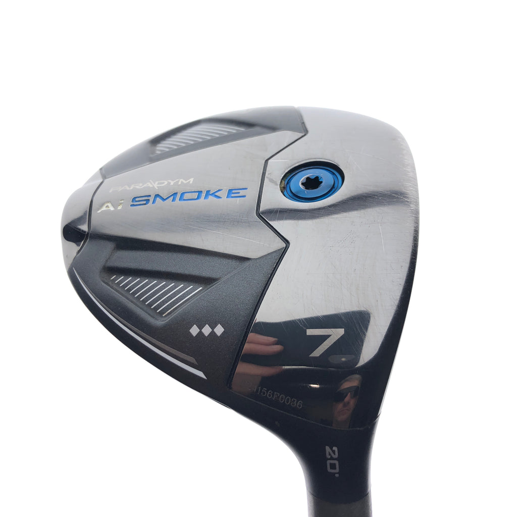 Used Callaway Paradym Ai Smoke Triple Diamond 7 Fairway Wood / 20 Deg / Stiff
