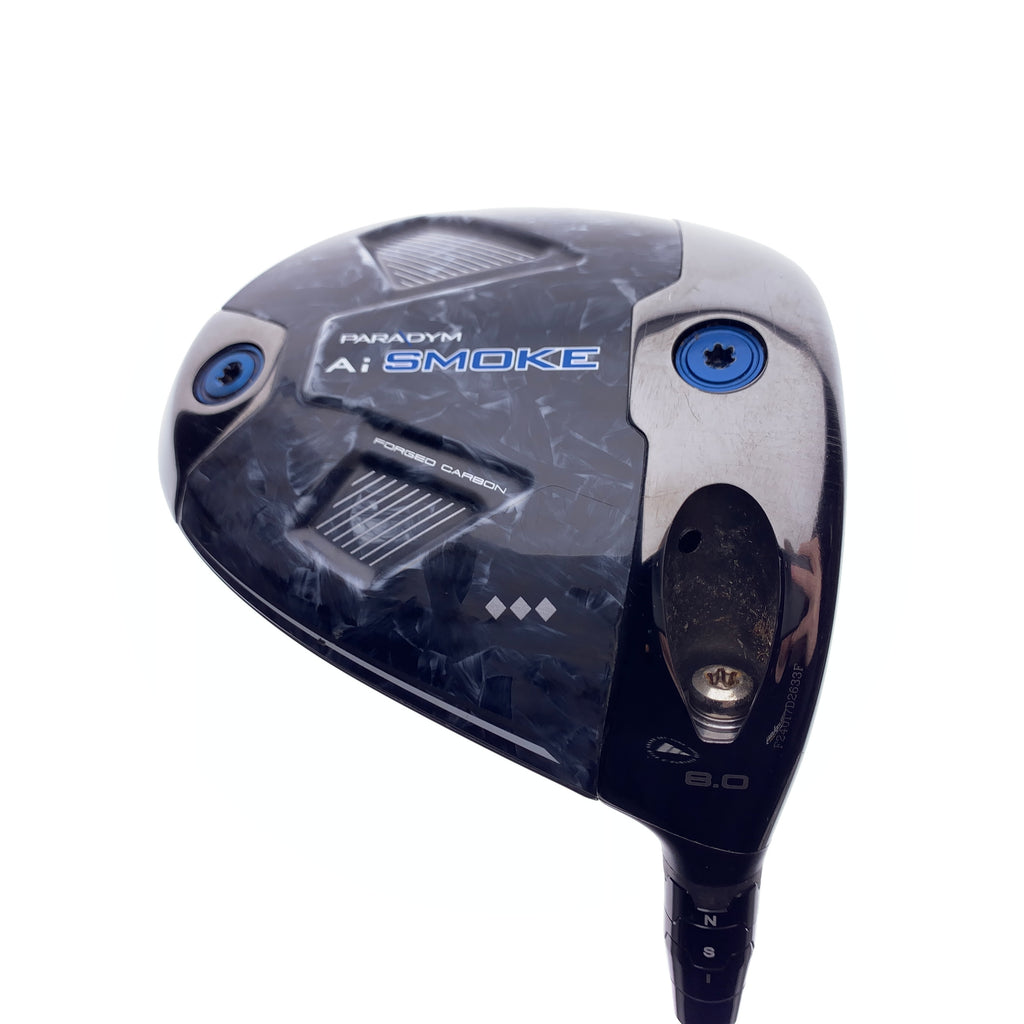 Used Callaway Paradym Ai Smoke Triple Diamond Driver / 8.0 Degrees / Stiff Flex