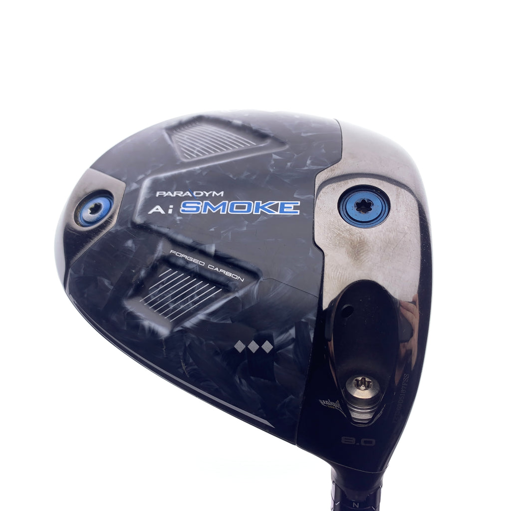Used Callaway Paradym Ai Smoke Triple Diamond Driver /8.0 Degrees/ X-Stiff Flex