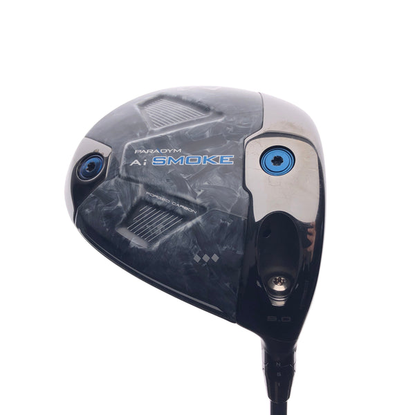 Used Callaway Paradym Ai Smoke Triple Diamond Driver / 9.0 Degree / X-Stiff Flex