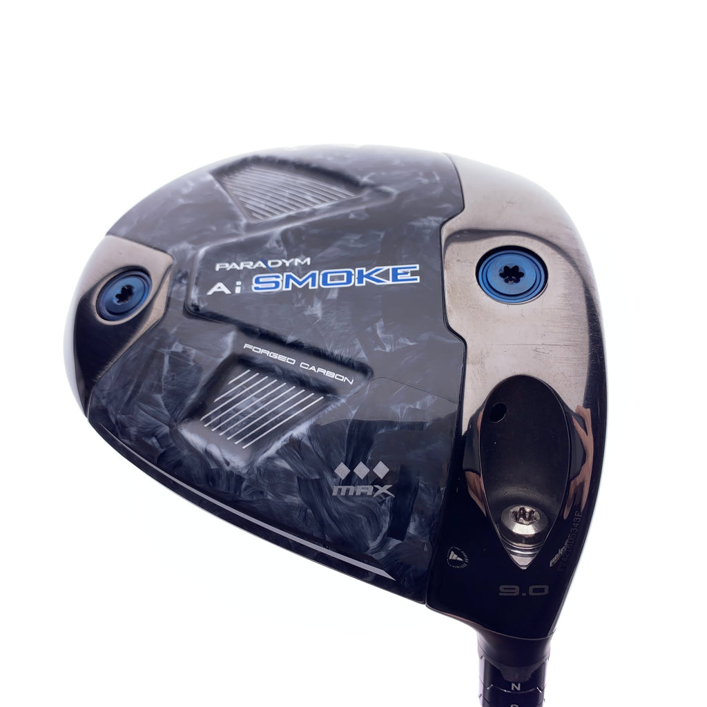Used Callaway Paradym Ai Smoke Triple Diamond Max Driver / 9.0 Deg / Stiff Flex
