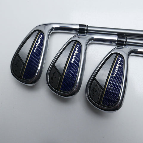Used Callaway Paradym Iron Set / 4 - PW / Regular Flex
