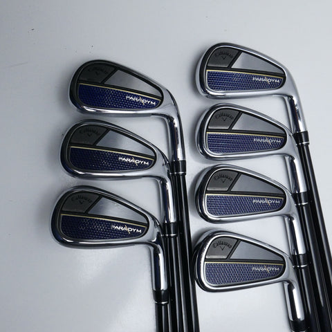 Used Callaway Paradym Iron Set / 4 - PW / Stiff Flex