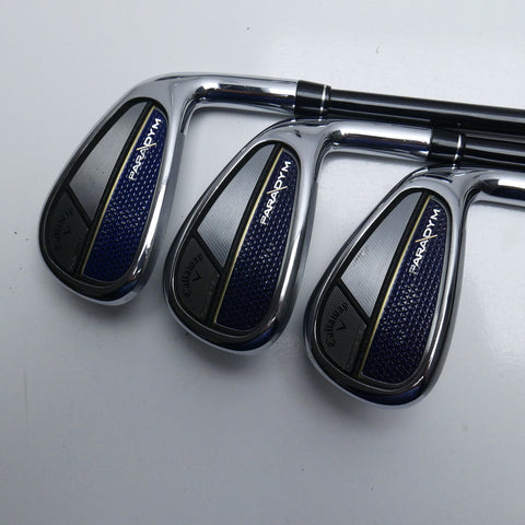 Used Callaway Paradym Iron Set / 4 - PW / Stiff Flex