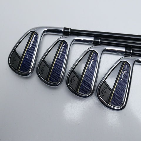 Used Callaway Paradym Iron Set / 4 - PW / Stiff Flex