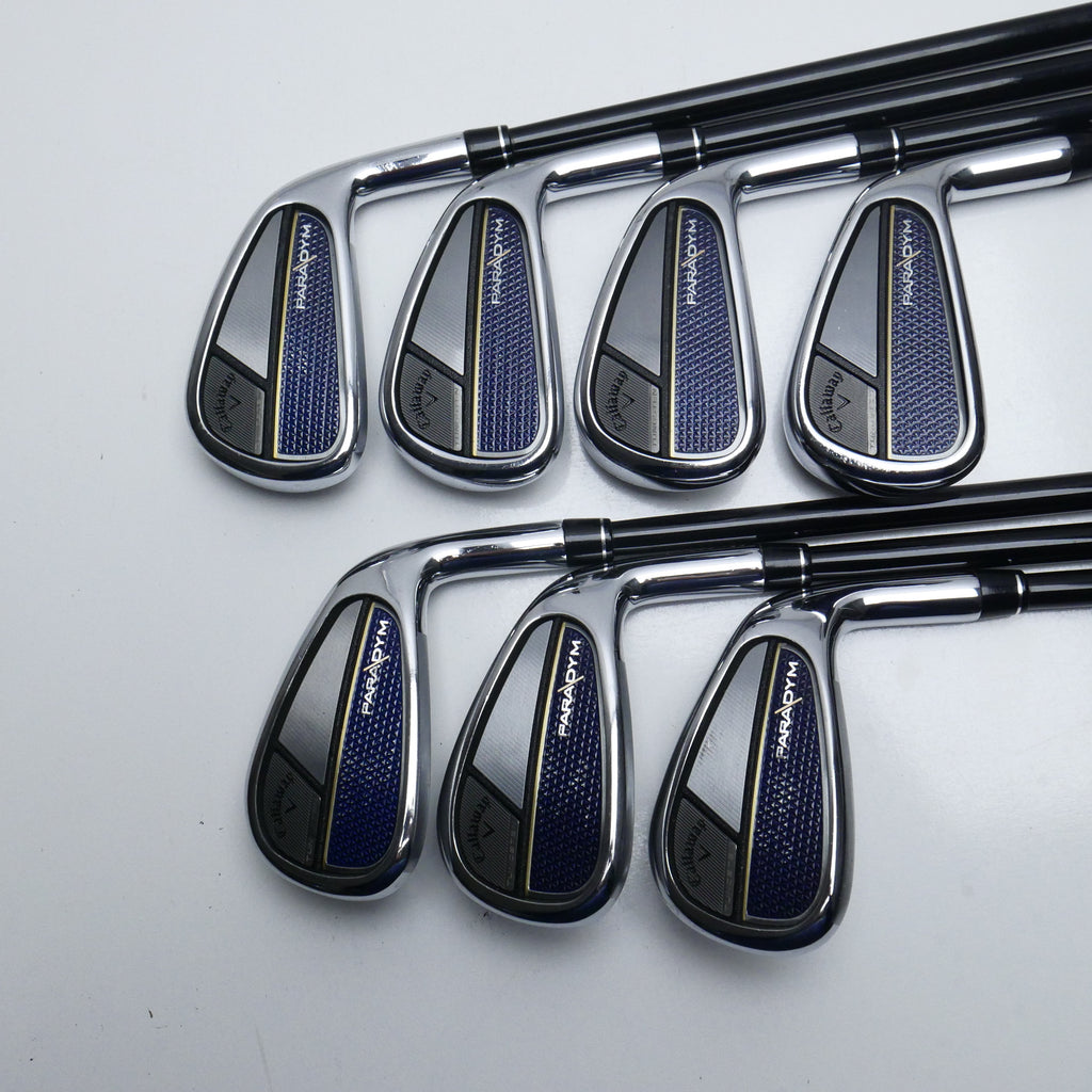 Used Callaway Paradym Iron Set / 4 - PW / Stiff Flex