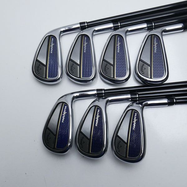 Used Callaway Paradym Iron Set / 4 - PW / Stiff Flex