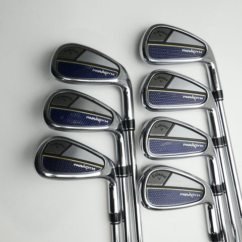 Used Callaway Paradym Iron Set / 5 - PW + AW / Regular Flex