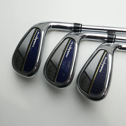 Used Callaway Paradym Iron Set / 5 - PW + AW / Regular Flex