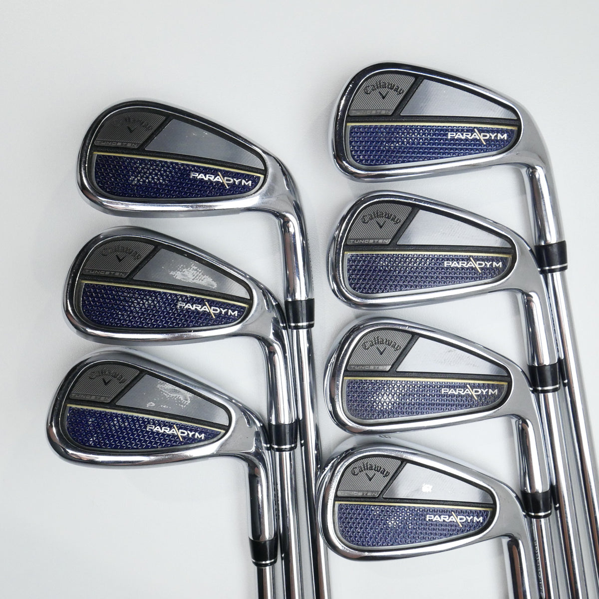 Used Callaway Paradym Iron Set / 5 - PW + AW / Stiff Flex