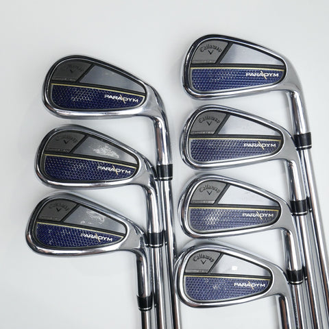 Used Callaway Paradym Iron Set / 5 - PW + AW / Stiff Flex