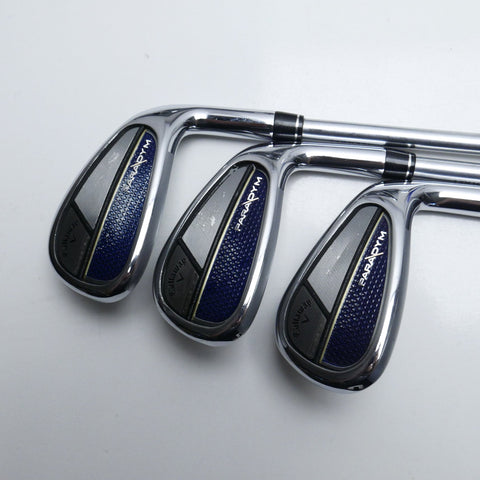 Used Callaway Paradym Iron Set / 5 - PW + AW / Stiff Flex