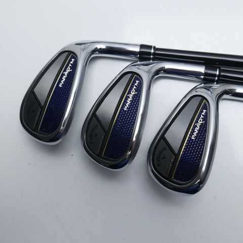 Used Callaway Paradym Iron Set / 5 - PW + AW / Stiff Flex