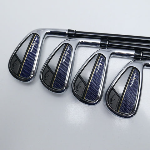Used Callaway Paradym Iron Set / 5 - PW + AW / Stiff Flex