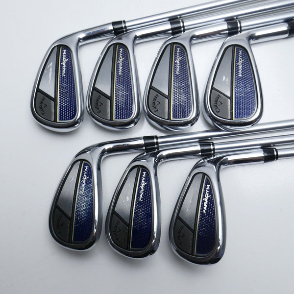 Used Callaway Paradym Iron Set / 5 - PW + AW / Stiff Flex