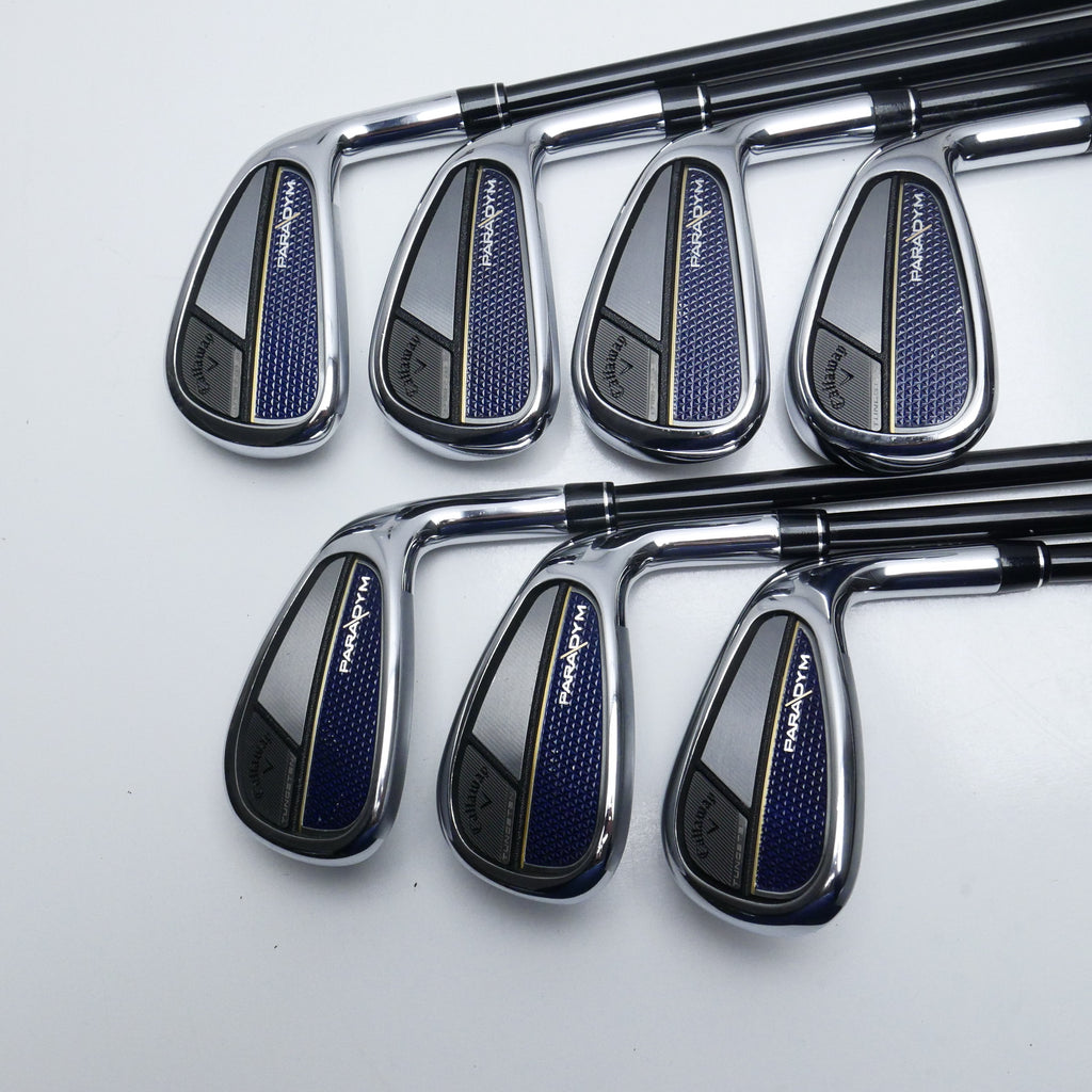 Used Callaway Paradym Iron Set / 5 - PW + AW / Stiff Flex