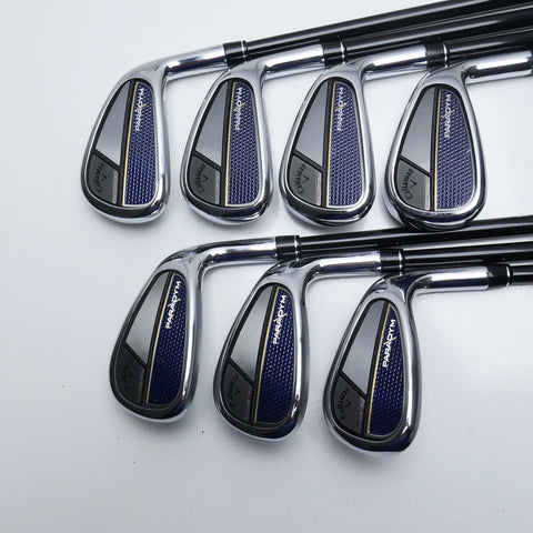 Used Callaway Paradym Iron Set / 5 - PW + AW / Stiff Flex