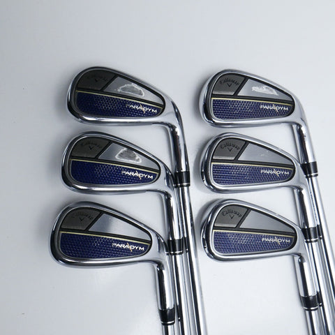 Used Callaway Paradym Iron Set / 5 - PW / Stiff Flex