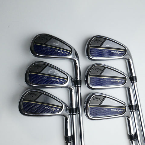 Used Callaway Paradym Iron Set / 5 - PW / Stiff Flex