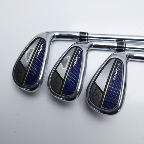 Used Callaway Paradym Iron Set / 5 - PW / Stiff Flex