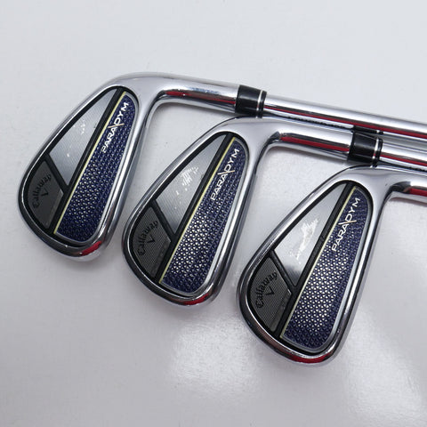 Used Callaway Paradym Iron Set / 5 - PW / Stiff Flex