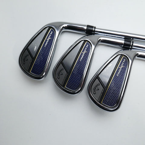 Used Callaway Paradym Iron Set / 5 - PW / Stiff Flex