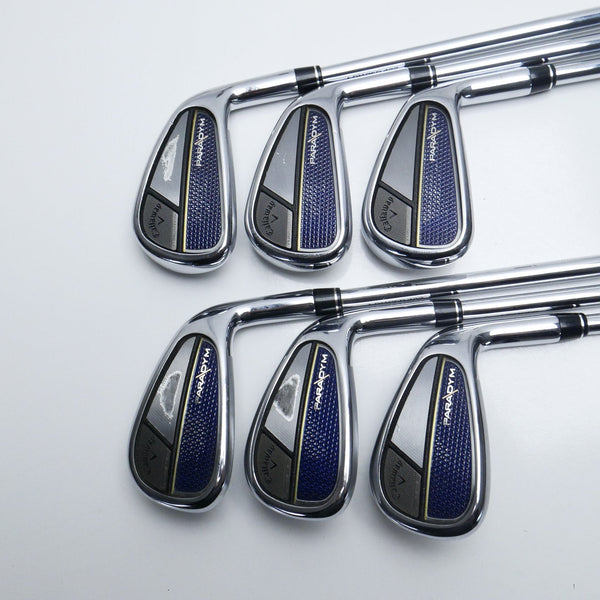 Used Callaway Paradym Iron Set / 5 - PW / Stiff Flex