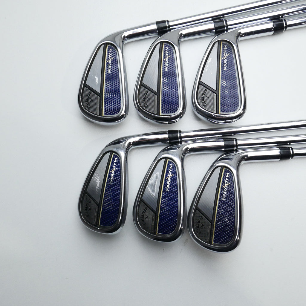 Used Callaway Paradym Iron Set / 5 - PW / Stiff Flex
