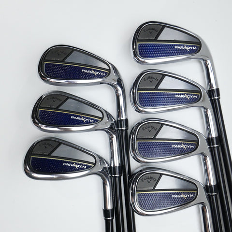 Used Callaway Paradym Iron Set / 6 - PW + GW + AW / Regular Flex