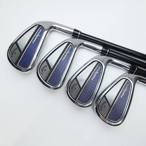 Used Callaway Paradym Iron Set / 6 - PW + GW + AW / Regular Flex
