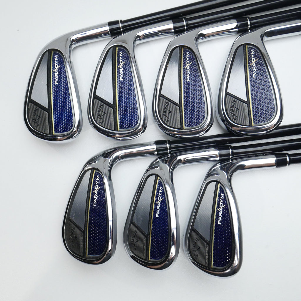 Used Callaway Paradym Iron Set / 6 - PW + GW + AW / Regular Flex