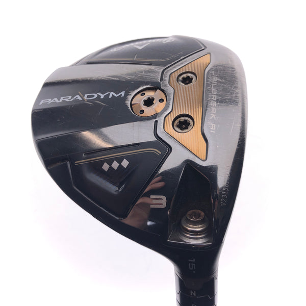 Used Callaway Paradym Triple Diamond 3 Fairway Wood / 15 Degrees / Regular Flex