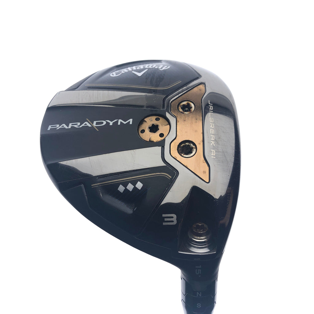 Used Callaway Paradym Triple Diamond 3 Fairway Wood / 15 Degrees / Stiff Flex