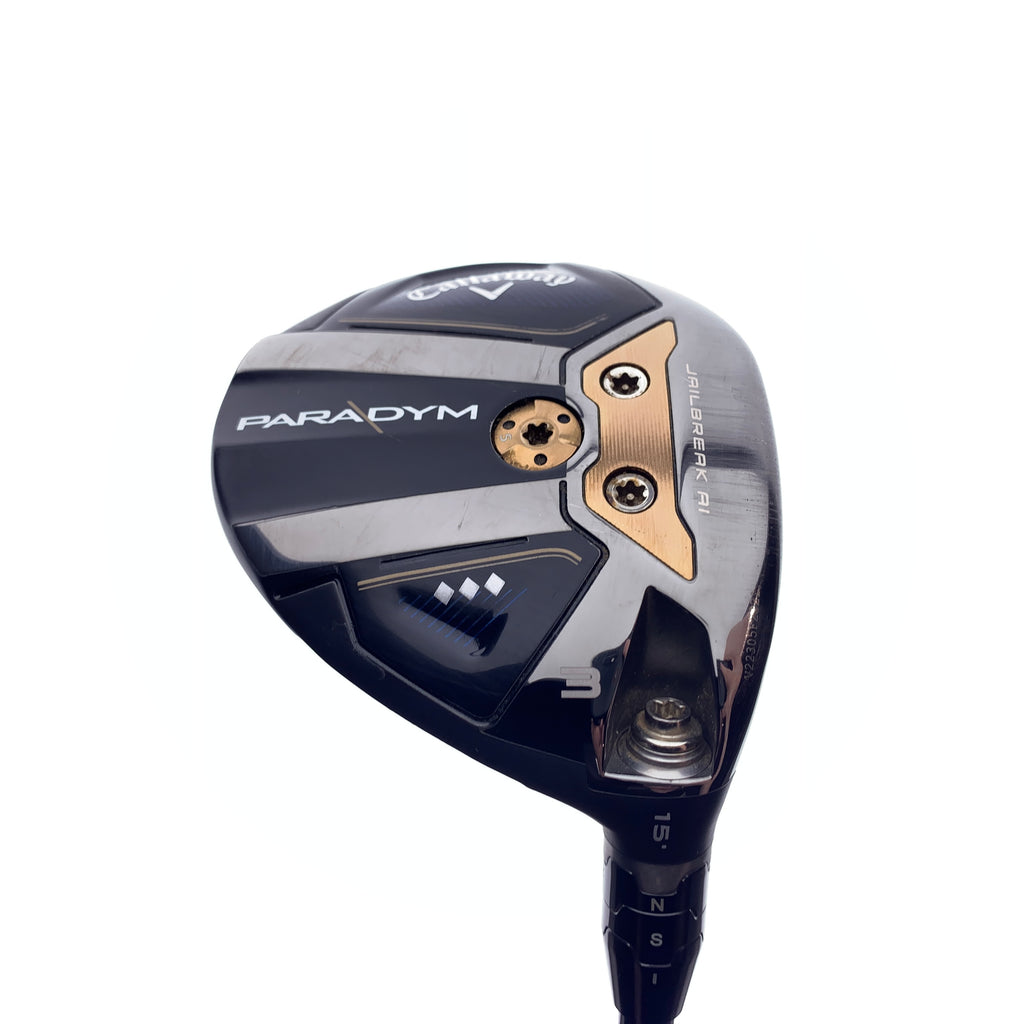 Used Callaway Paradym Triple Diamond 3 Fairway Wood / 15 Degrees / Stiff Flex