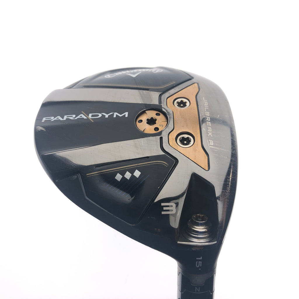 Used Callaway Paradym Triple Diamond 3 Fairway Wood / 15 Degrees / Stiff Flex