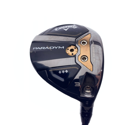Used Callaway Paradym Triple Diamond 3 Fairway Wood / 15 Degrees / Stiff Flex