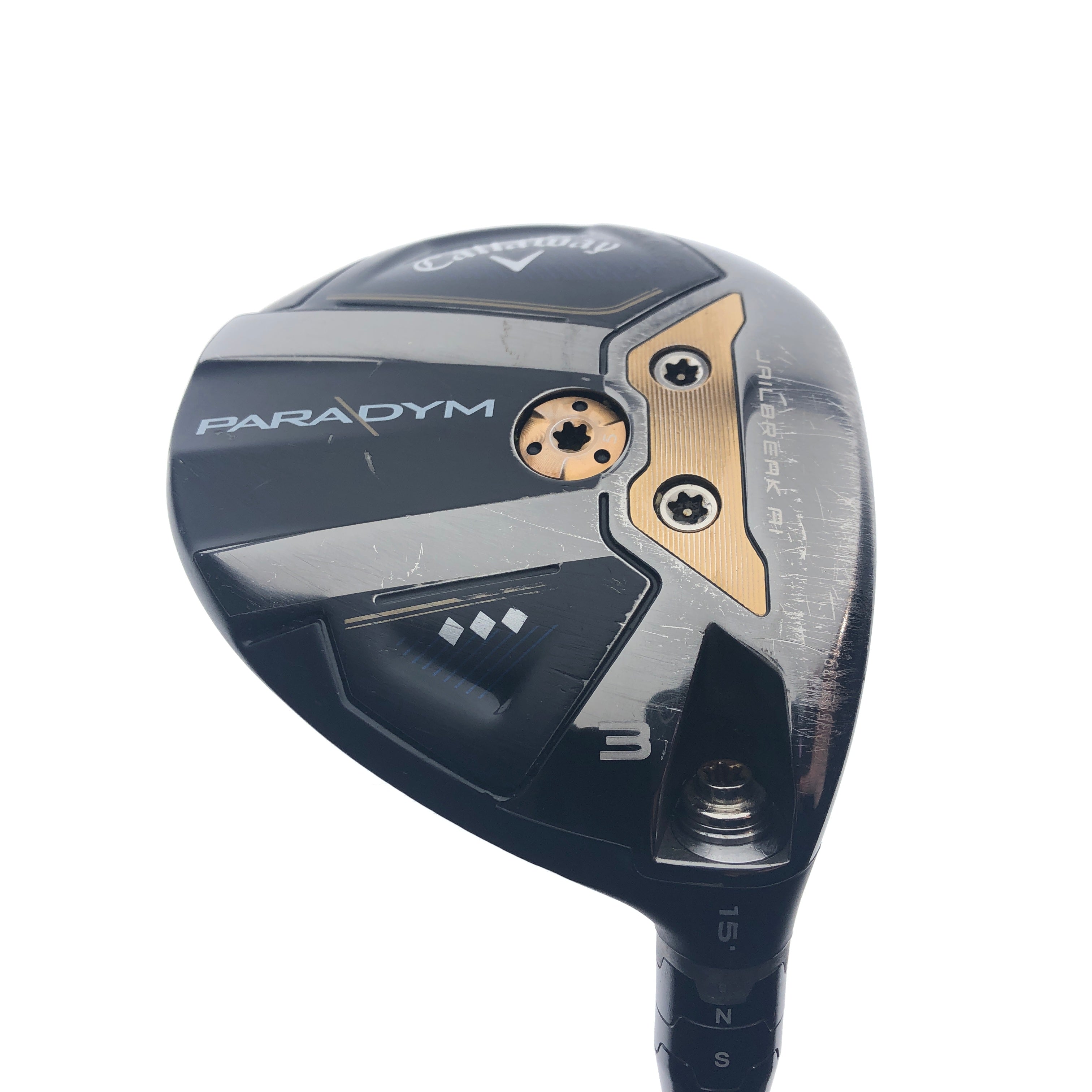 Used Callaway Paradym Triple Diamond 3 Fairway Wood / 15 Degrees / Stiff Flex